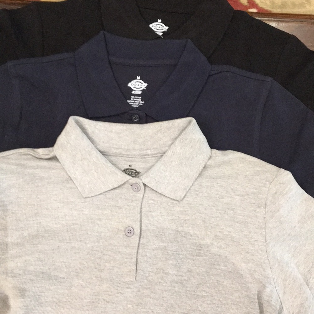 NWT Set of 3 Dickies Girl short sleeved polos